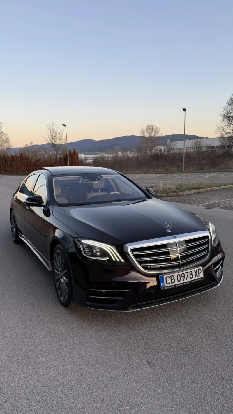 Mercedes-Benz S 560 * Long * AMG * 4 matic * Burmester * 3xTV * Pano, снимка 3 - Автомобили и джипове - 52044627