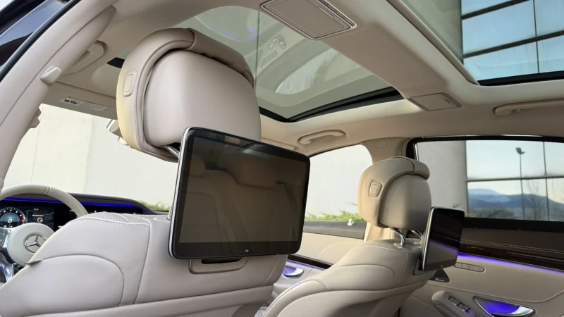 Mercedes-Benz S 560 * Long * AMG * 4 matic * Burmester * 3xTV * Pano, снимка 12 - Автомобили и джипове - 52044627