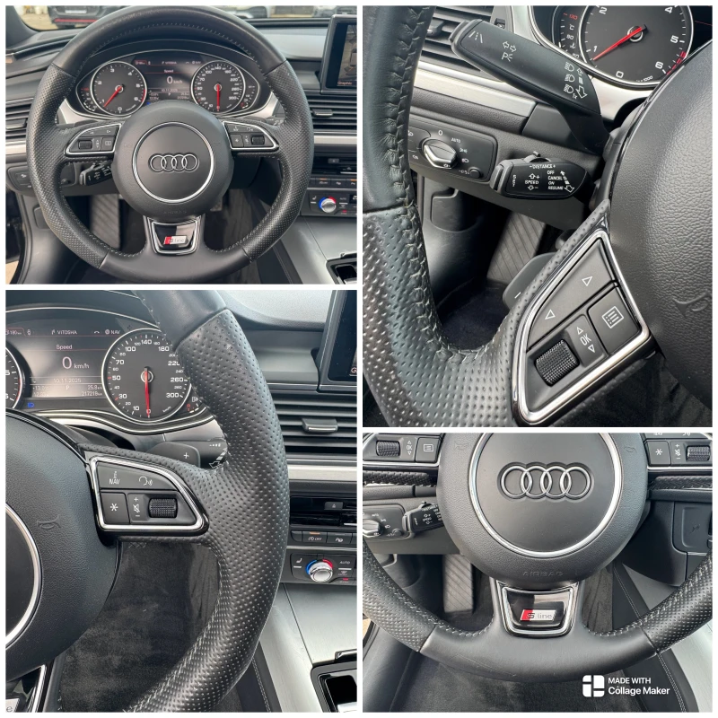Audi A6 3.0Bi-TDI 313ps 8ZF ПАНОРАМА КАМЕРА ACC BOSE LANE, снимка 15 - Автомобили и джипове - 52366773