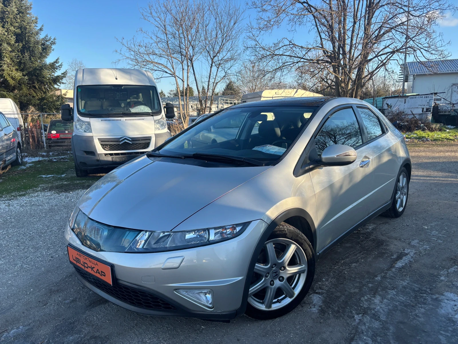 Honda Civic 2007+ 1.8+ ПАНОРАМА+ НОВИ ГУМИ, снимка 1