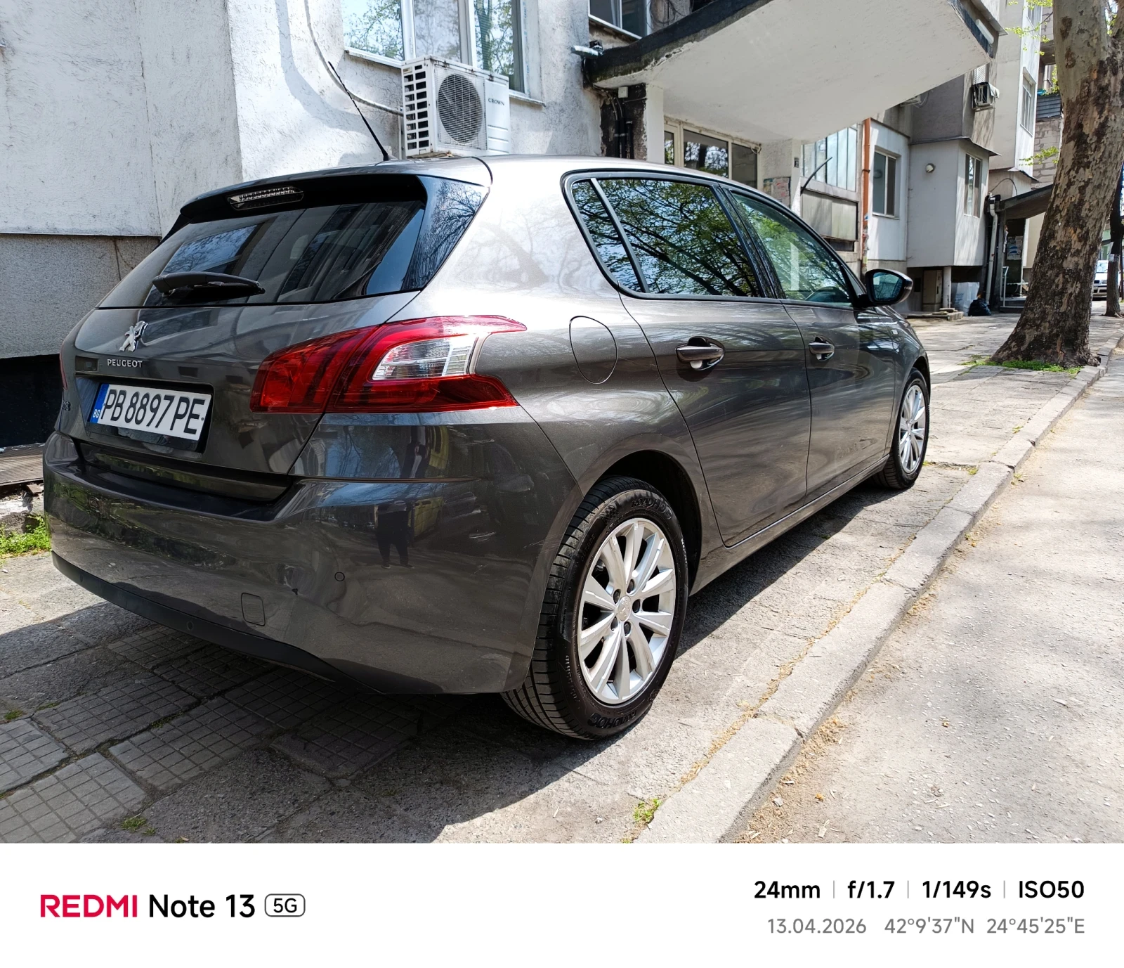 Peugeot 308 1.6hdi, снимка 5 - Автомобили и джипове - 54179925