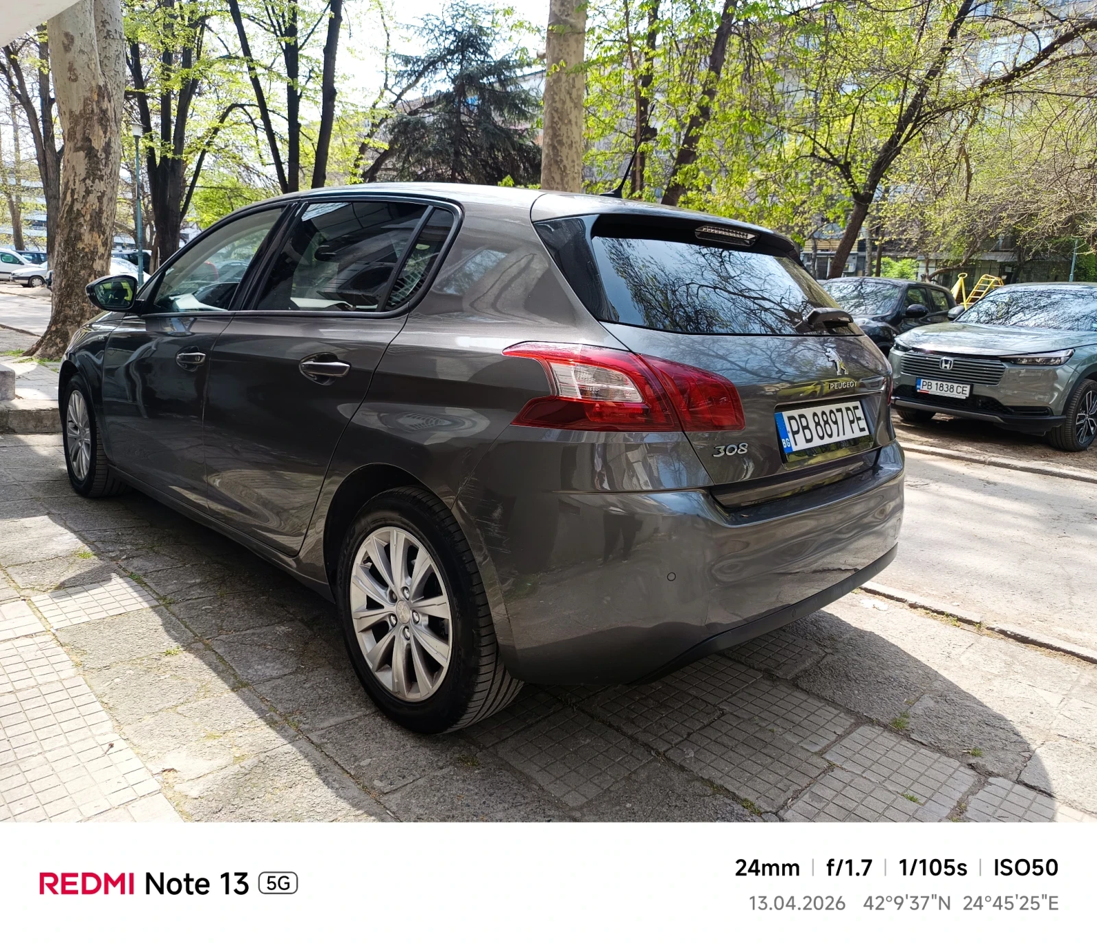 Peugeot 308 1.6hdi, снимка 3 - Автомобили и джипове - 54179925