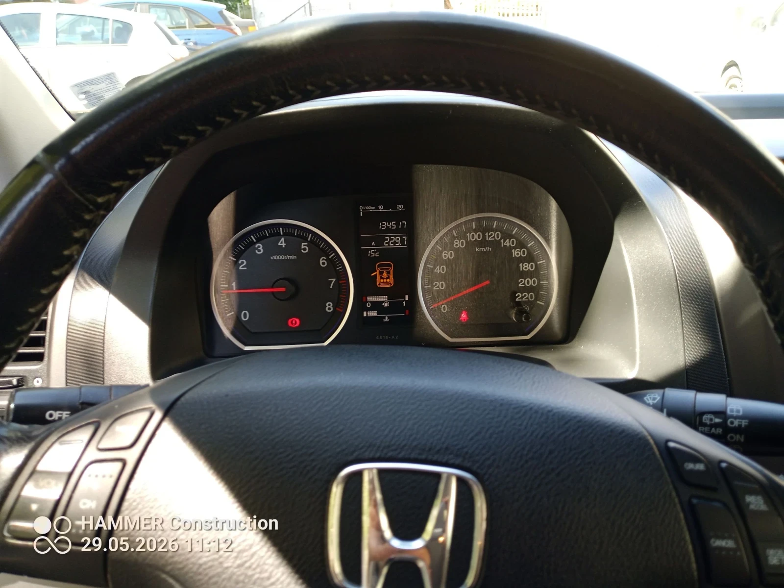 Honda Cr-v Бензин-газ(130хил)УНИКАТ, снимка 14 - Автомобили и джипове - 54751302