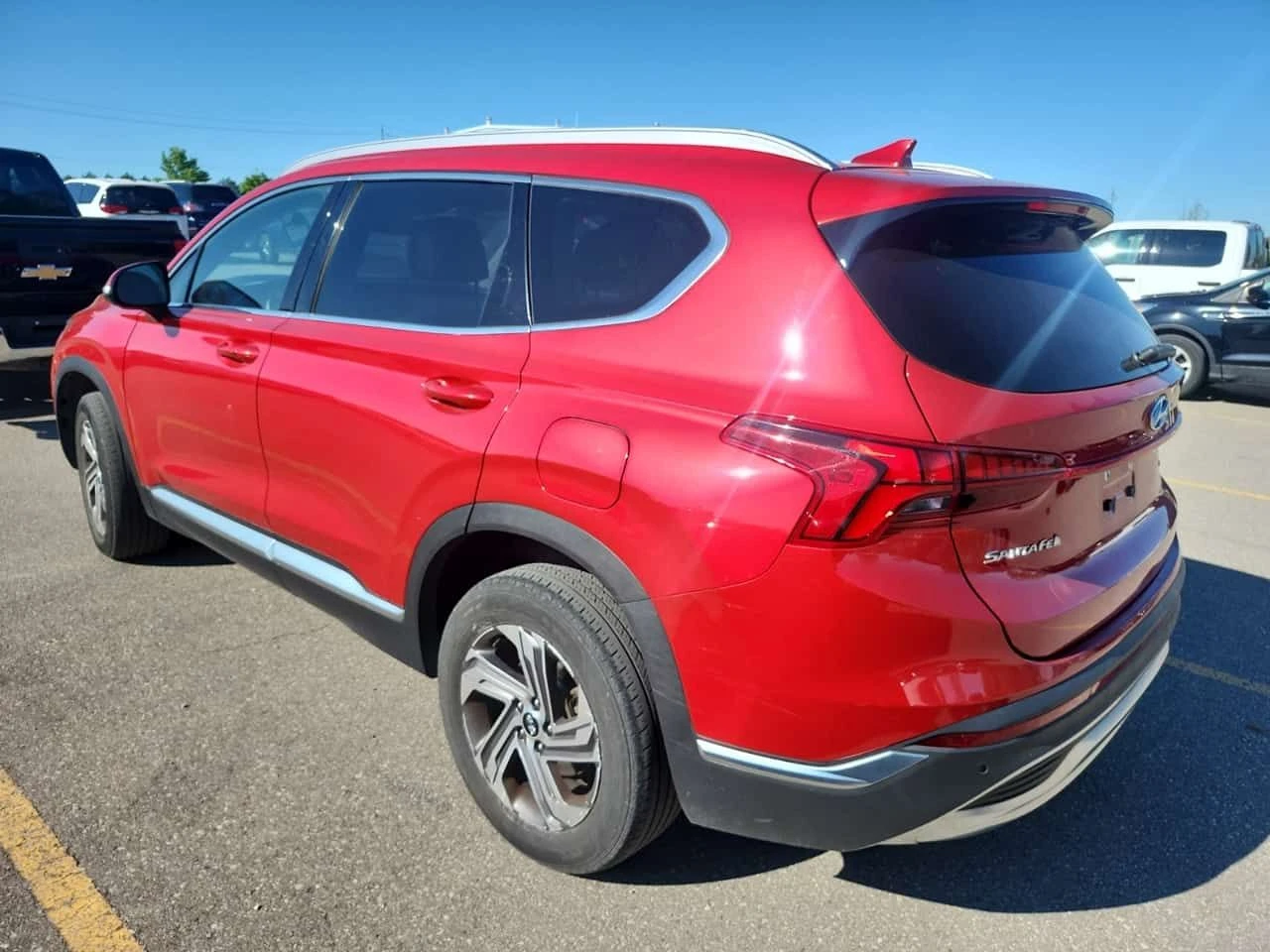 Hyundai Santa fe Awd/Preferred/+ ГУМИ/2 КЛЮЧА/ПОДГРЕВ/ПАНОРАМА/КОЖА, снимка 4 - Автомобили и джипове - 54750351