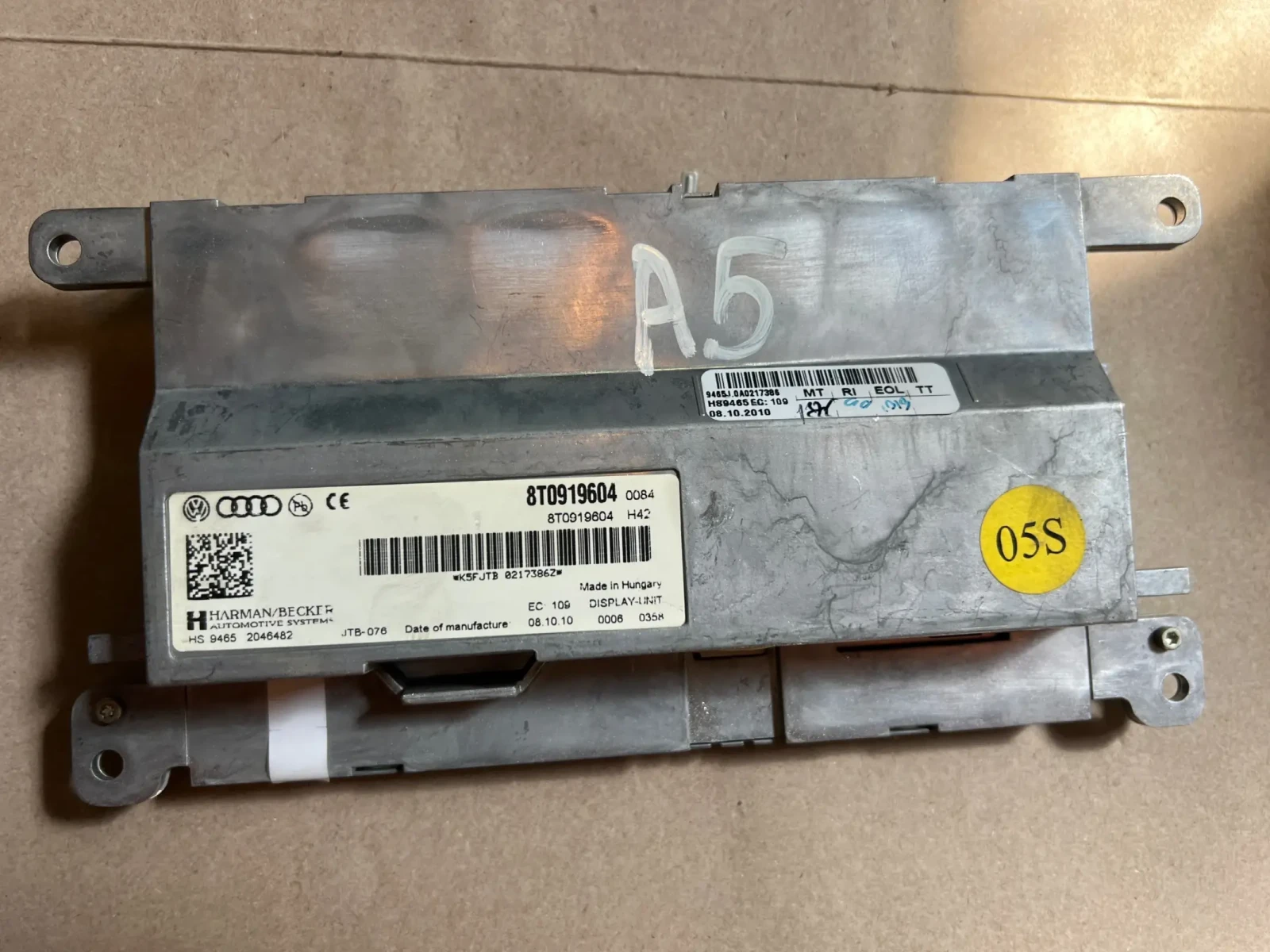 8T0919604  AUDI A5 2010 8T0919604 | Mobile.bg   2