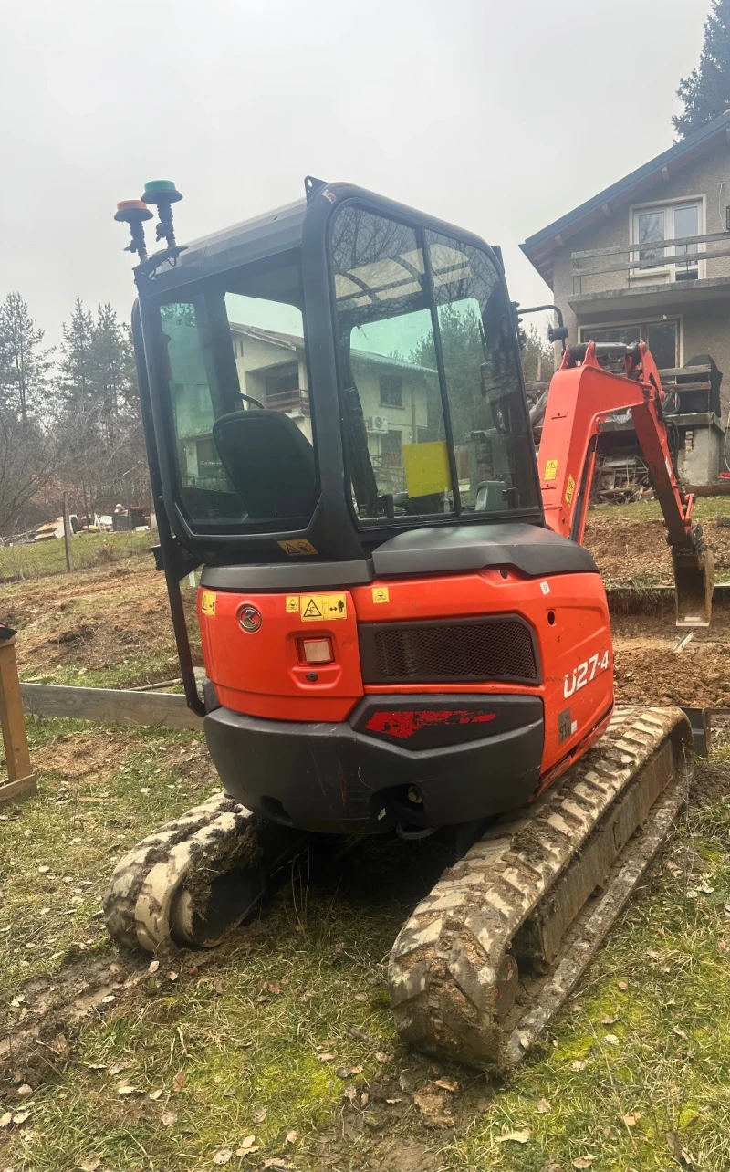 Багер Kubota U27-4, снимка 3 - Индустриална техника - 53576228