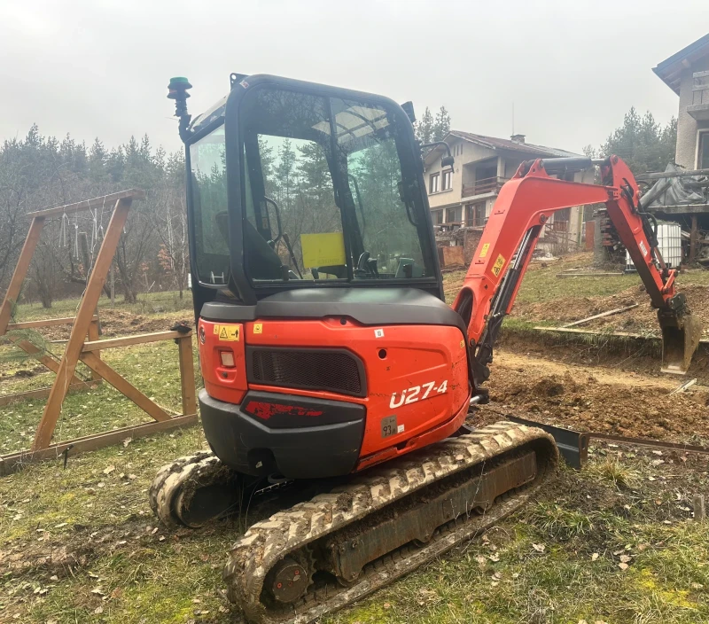 Багер Kubota U27-4, снимка 2 - Индустриална техника - 53576228