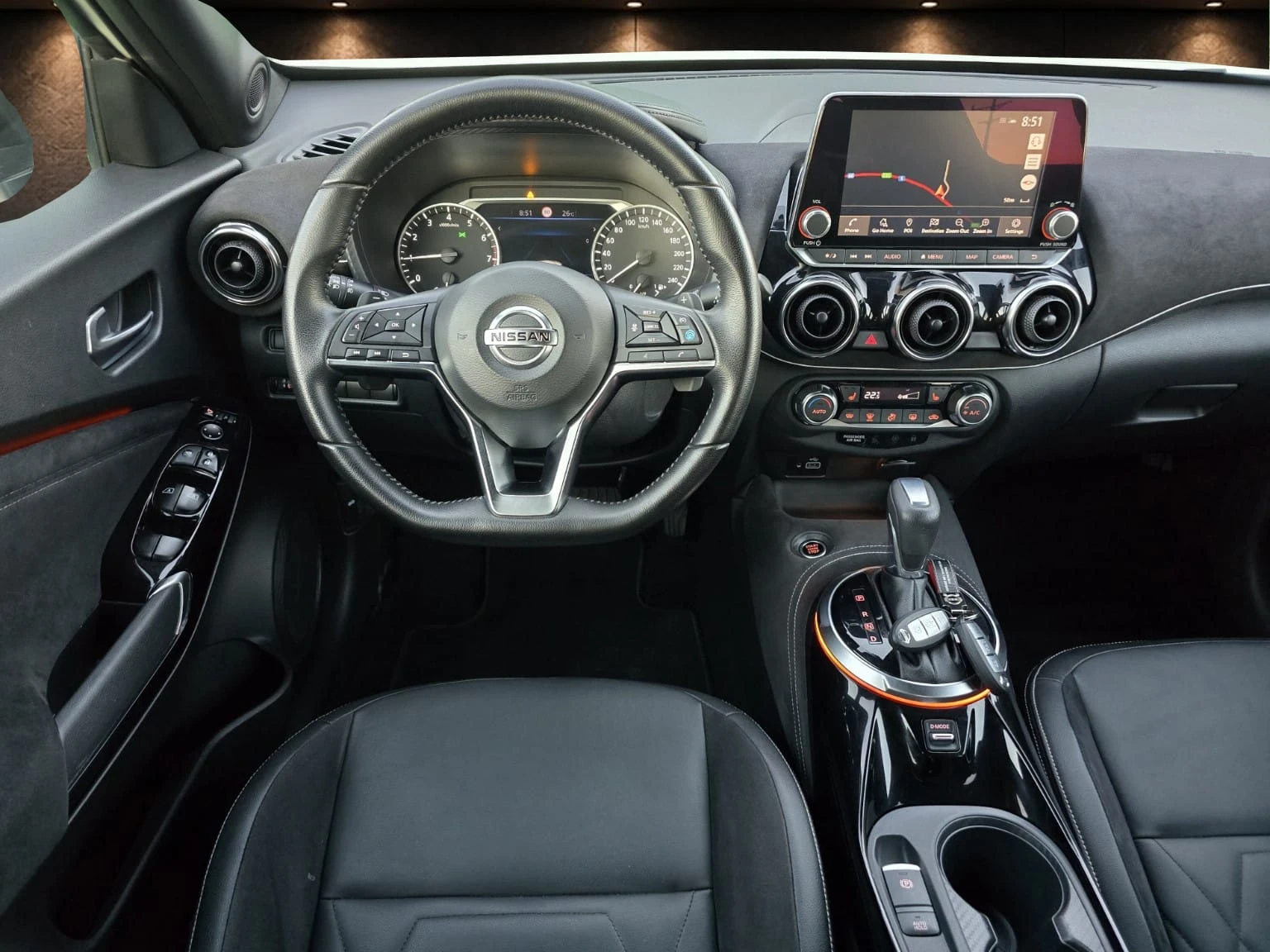 Nissan Juke N-DESIGN* 117кс* 360 CAMERA* DISTRONIC* 60000км, снимка 13 - Автомобили и джипове - 55658808