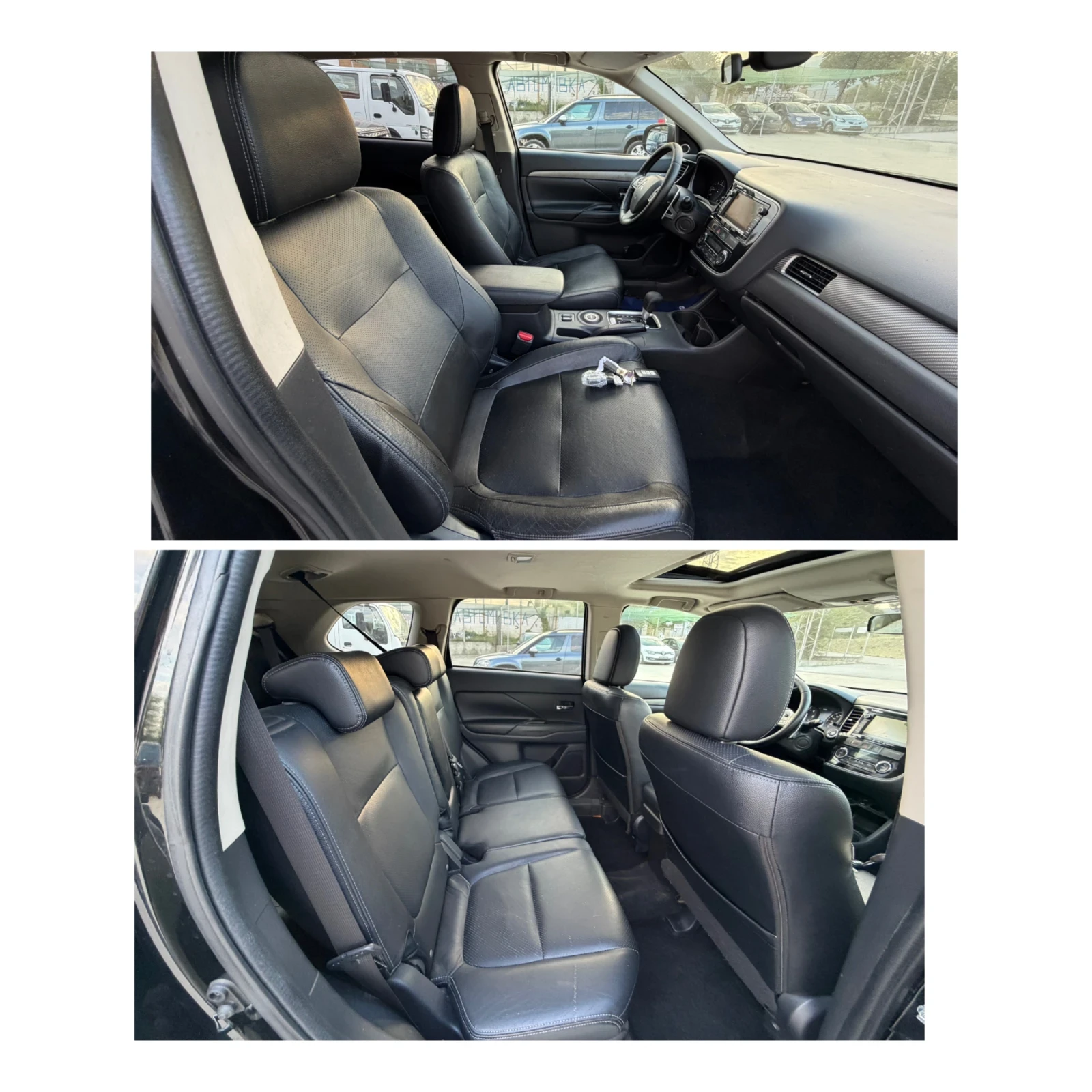 Mitsubishi Outlander 2.2DID-FULL-KEYLESS-4x4-7места-КОЖА-НАВИ-КАМЕРА, снимка 14 - Автомобили и джипове - 55564709
