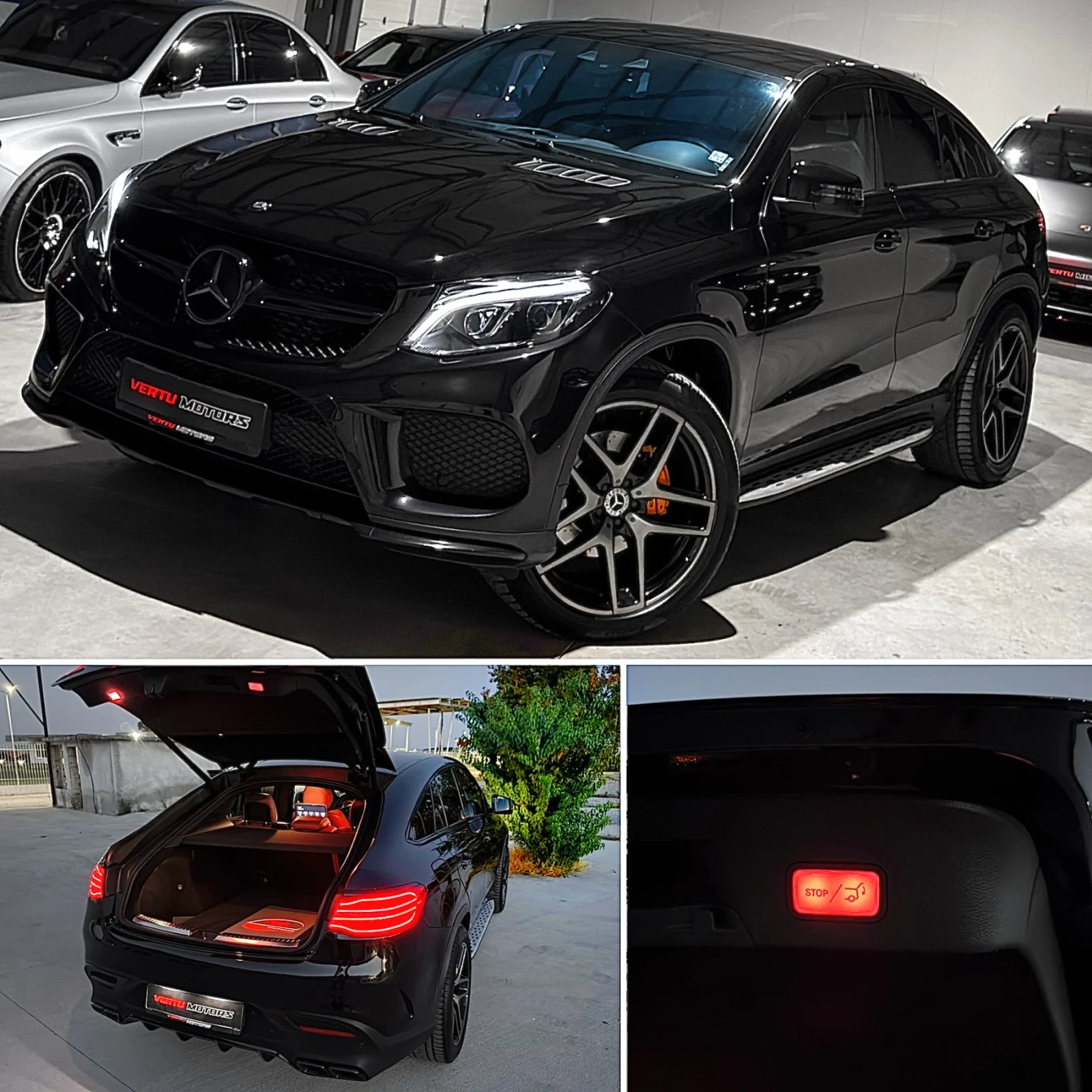Mercedes-Benz GLE 350 6.3 AMG/ 9G/ NIGHT EDITION/ 3xTV/ CARBON/ 4MATIC/, снимка 12 - Автомобили и джипове - 55772078