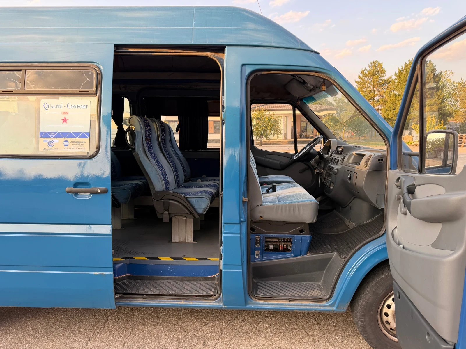 Mercedes-Benz Sprinter 313 3.5тона-ВИНЕТКА/АВТОМ. ВРАТА, КЛИМА+ С.ПЕЧКА, снимка 6 - Бусове и автобуси - 55840563