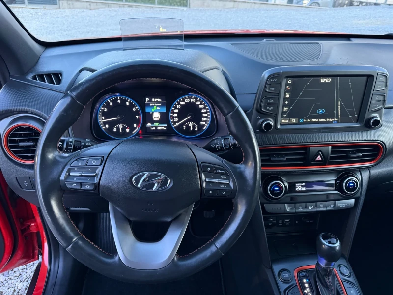 Hyundai Kona ШВЕЙЦАРИЯ 4x4 Навигация Обдухване Head Up, снимка 12 - Автомобили и джипове - 53173717