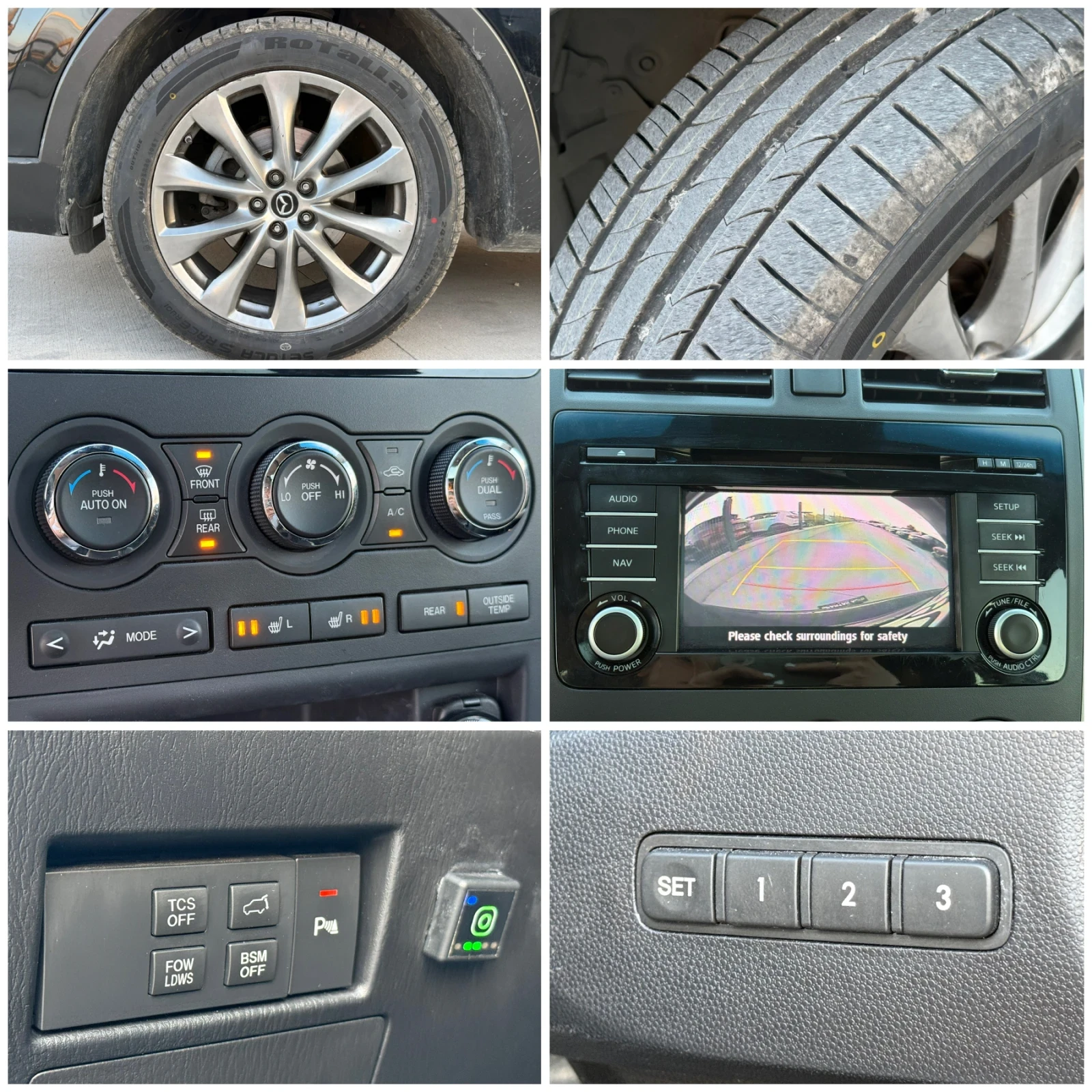 Mazda CX-9 3.7i* LPG* 2016г* АВТОМАТ4х4ТОП СЪСТОЯНИЕ* 6+ 1, снимка 15 - Автомобили и джипове - 54813436