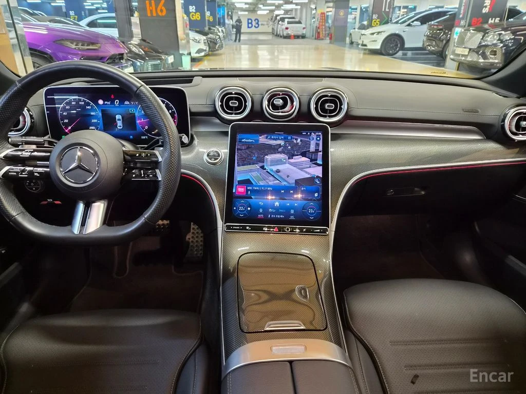 Mercedes-Benz C 300 4MATIC* AMG* BURMESTER* CARBON* HEAD-UP* 360 CAM* , снимка 8 - Автомобили и джипове - 54782936