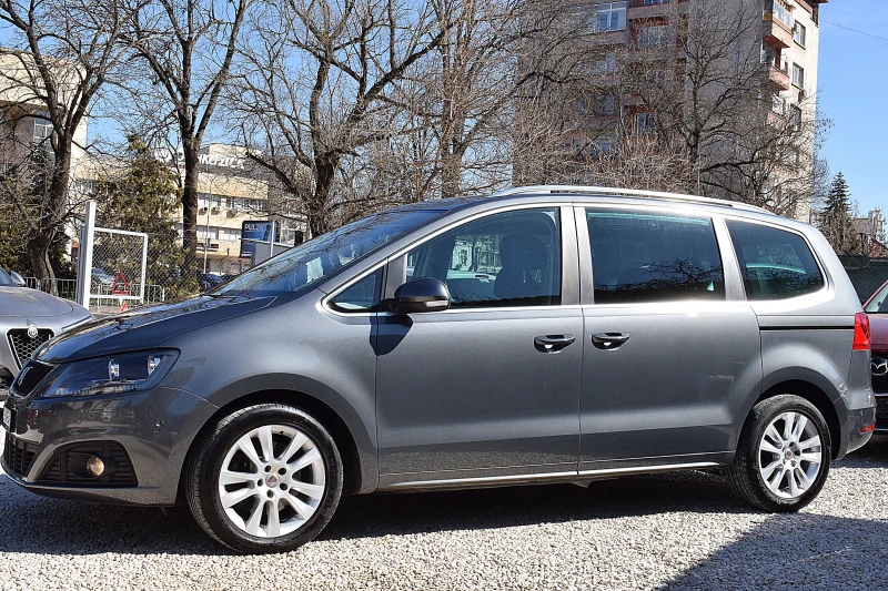 Seat Alhambra 1.4ШВЕЙЦАРИЯ/LUX/САМОПАРКИРАНЕ/НАВИ/БЛУТУТ/ТЕМПОМА, снимка 7 - Автомобили и джипове - 49425489