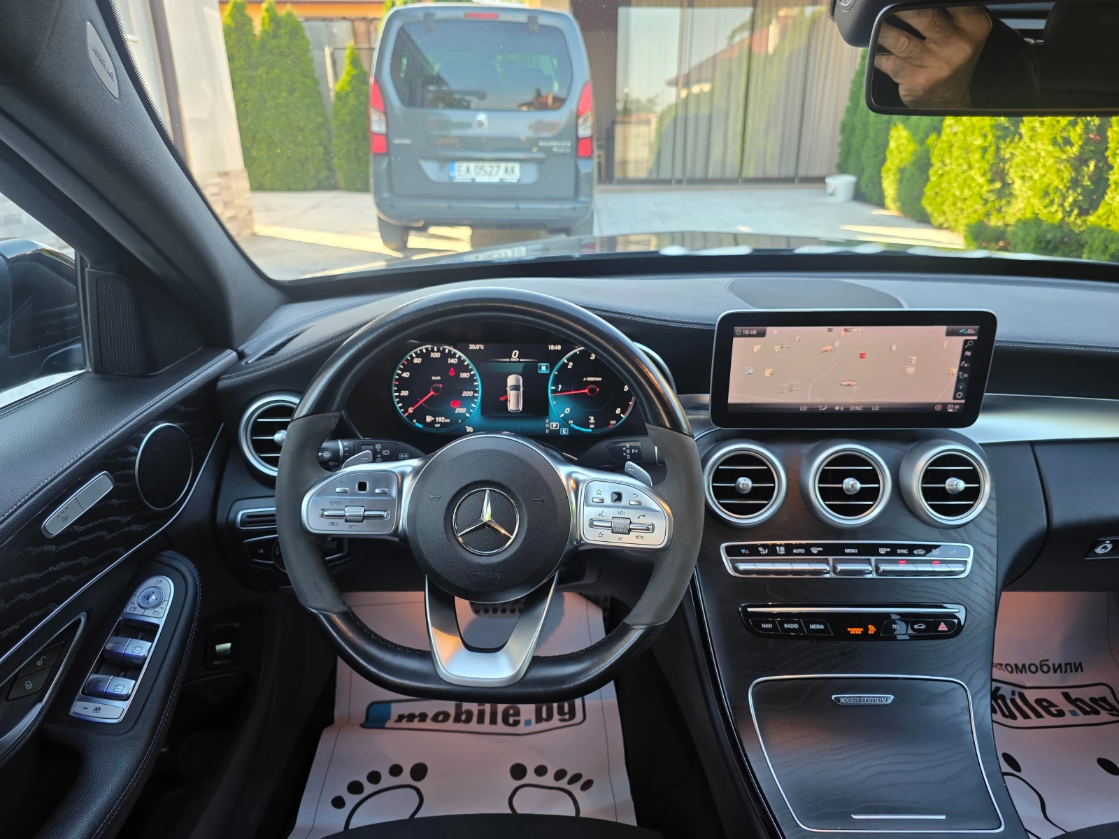 Mercedes-Benz C 200 2.0 CDI AMG NIGHT EDITON, снимка 9 - Автомобили и джипове - 55002271