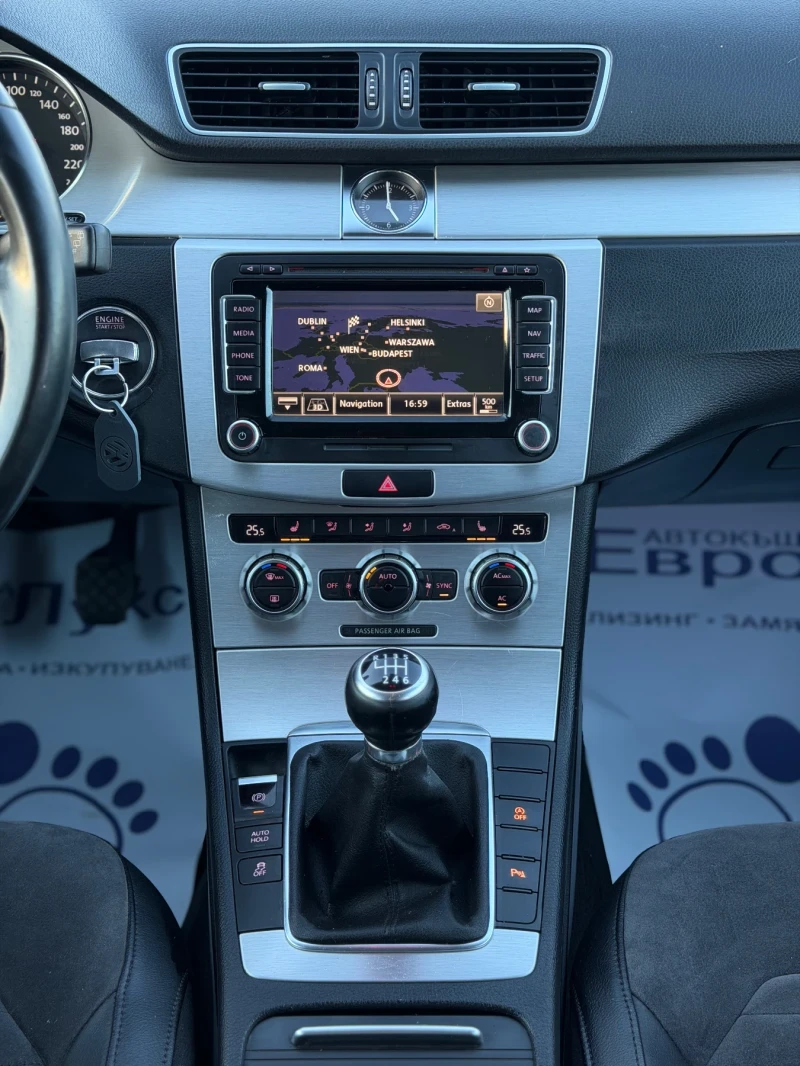 VW Passat 2.0TDI 140кс 6с НАВИ КОЖА ПОДГРЕВ КАМЕРА , снимка 15 - Автомобили и джипове - 53467840