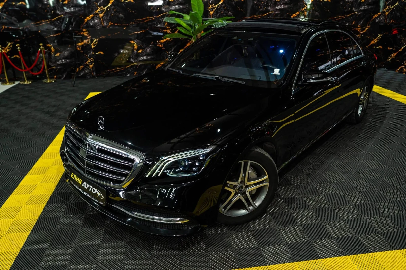 Mercedes-Benz S 350 D LONG 4MATIC AMG LINE LED BURM ПАНО ЛИЗИНГ 100%, снимка 5 - Автомобили и джипове - 55232499