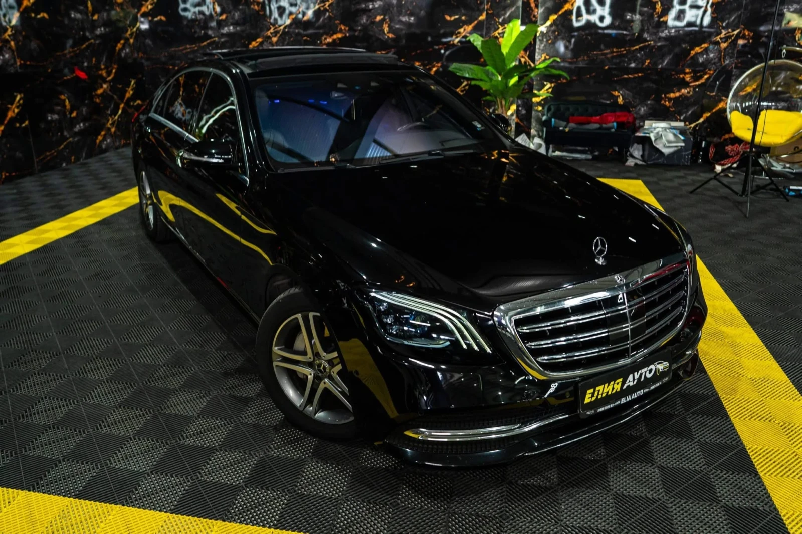 Mercedes-Benz S 350 D LONG 4MATIC AMG LINE LED BURM ПАНО ЛИЗИНГ 100%, снимка 2 - Автомобили и джипове - 55232499