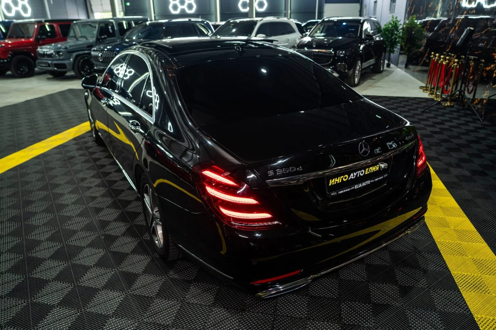 Mercedes-Benz S 350 D LONG 4MATIC AMG LINE LED BURM ПАНО ЛИЗИНГ 100%, снимка 7 - Автомобили и джипове - 55232499