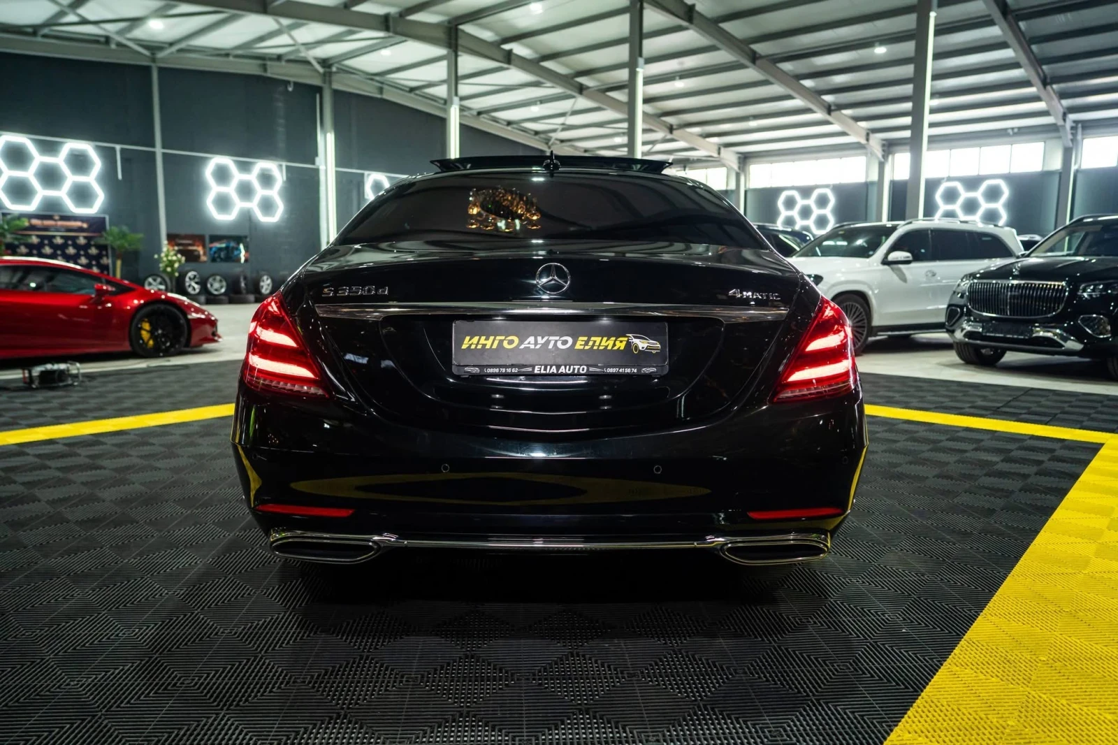 Mercedes-Benz S 350 D LONG 4MATIC AMG LINE LED BURM ПАНО ЛИЗИНГ 100%, снимка 8 - Автомобили и джипове - 55232499