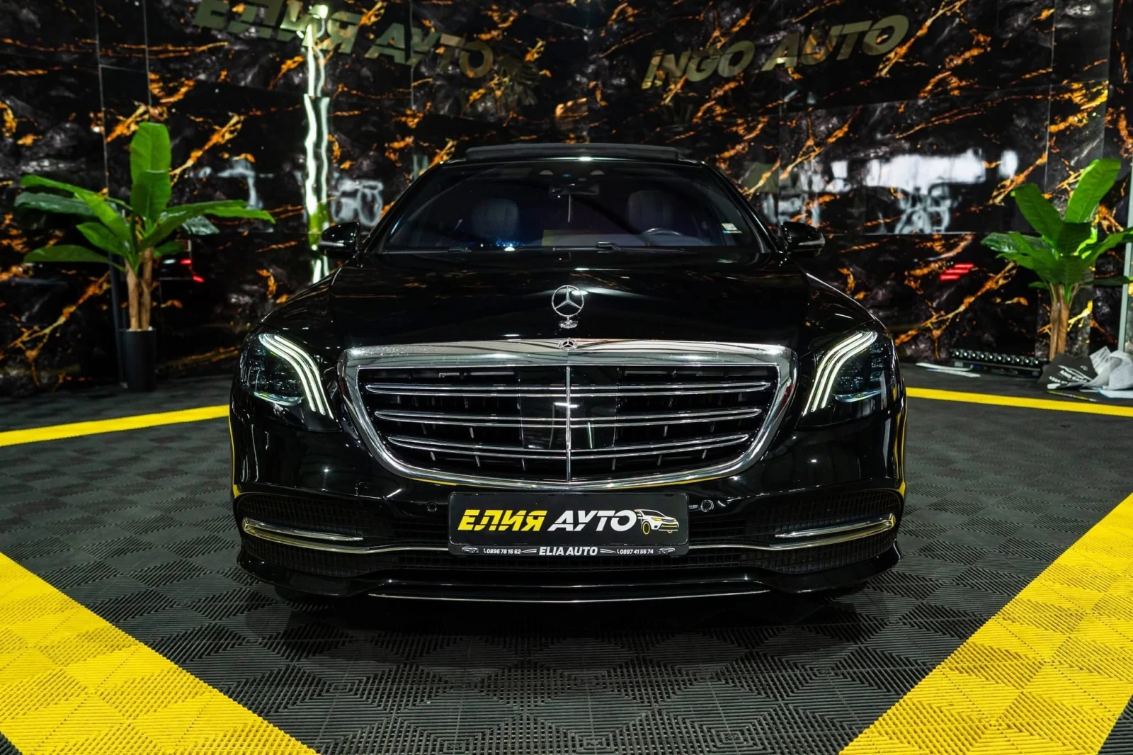 Mercedes-Benz S 350 D LONG 4MATIC AMG LINE LED BURM ПАНО ЛИЗИНГ 100%, снимка 3 - Автомобили и джипове - 55232499
