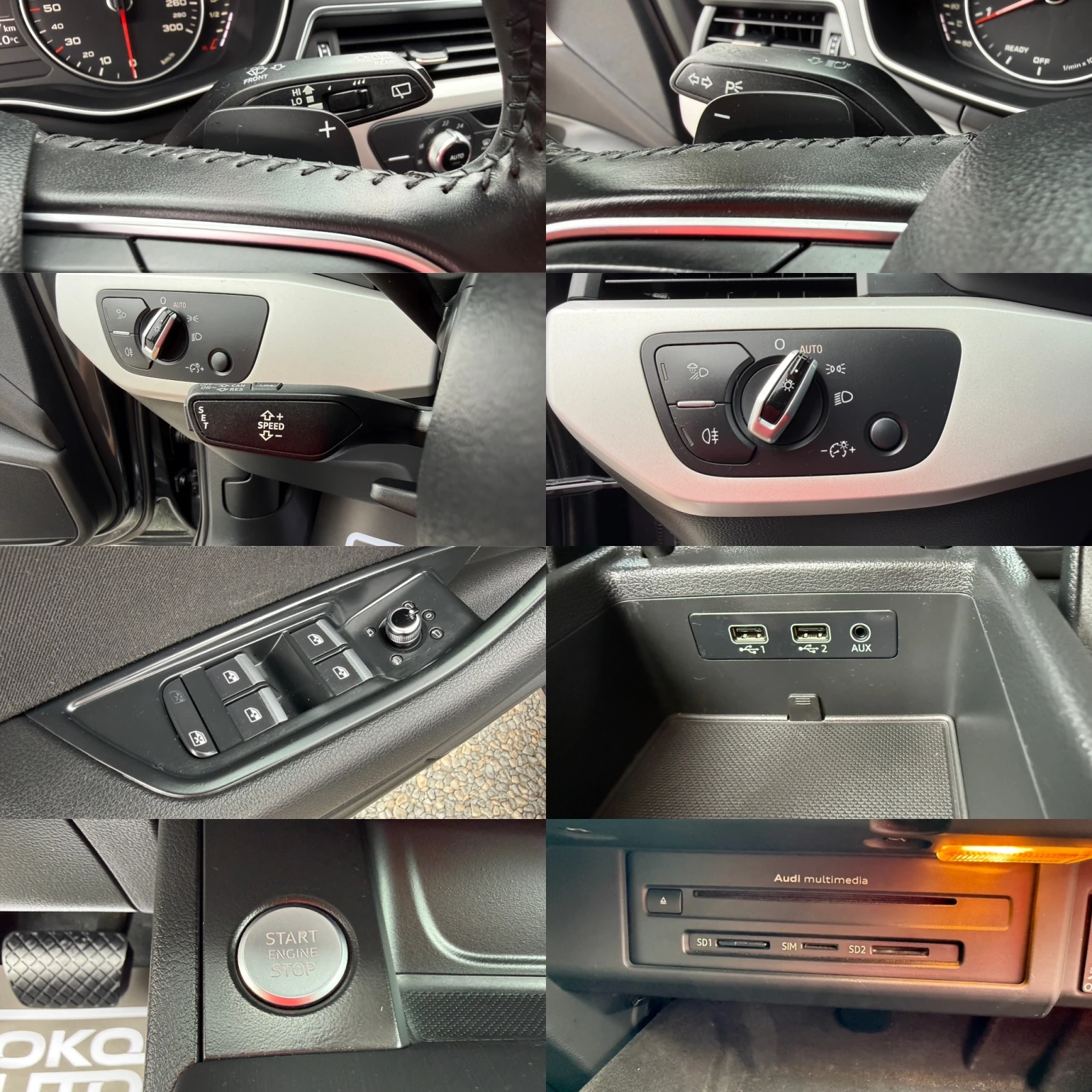 Audi A4 2.0TDI/190к.с./NAVI/АВТОМАТ-F1/, снимка 15 - Автомобили и джипове - 55544822
