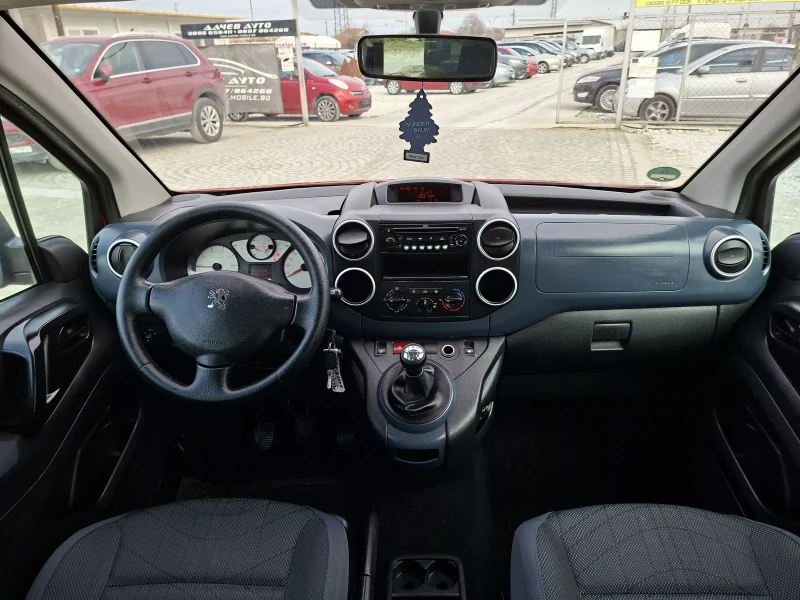 Peugeot Partner 6+ 1/1.6hdi-90/7МЕСТА/КЛИМАТИК, снимка 10 - Автомобили и джипове - 53058177