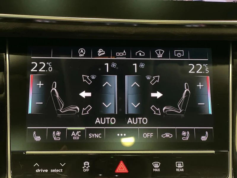 Audi Q8 QUATTRO * TECHNIK * AMBIENT * 360 * ОБДУХВАНЕ , снимка 9 - Автомобили и джипове - 53387617