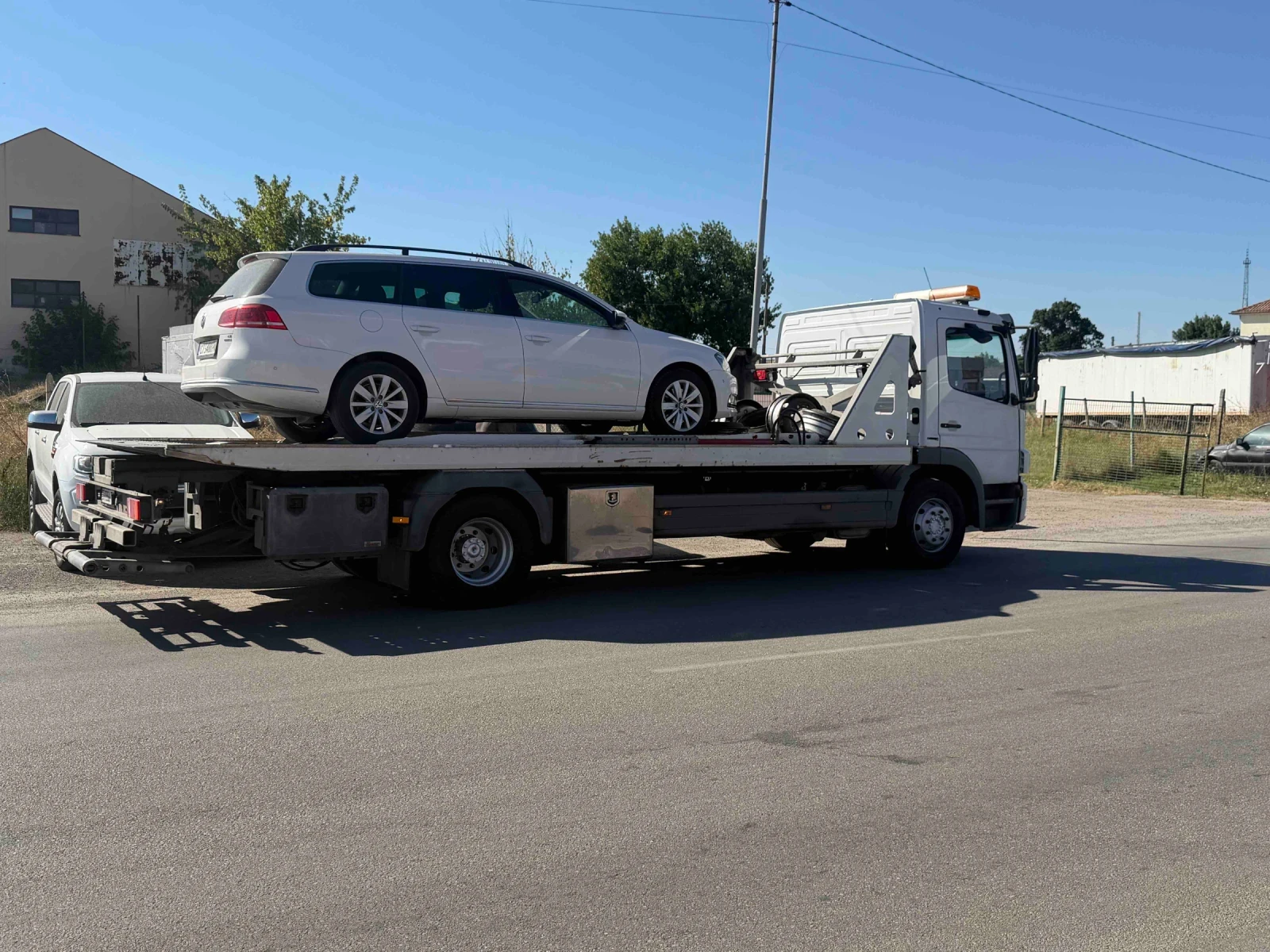 Mercedes-Benz Atego Автовоз - 3 автомобила, снимка 14 - Камиони - 55756383