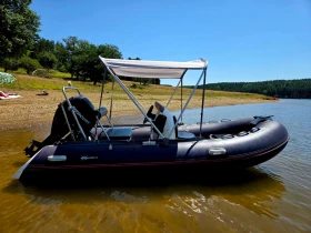 Надуваема лодка MV Marine Excellent RIB/ лодка, двигател, рег. колесар , снимка 1