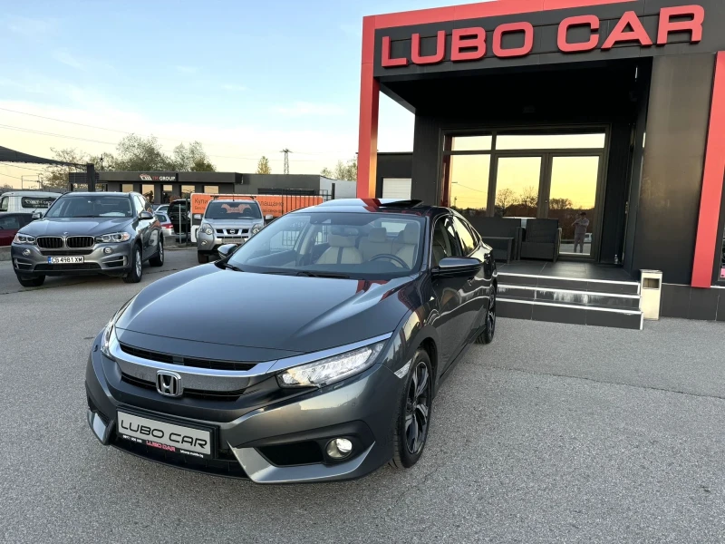 Honda Civic 1.5i-DISTRONIC-KEYLESS-ШИБЕДАХ-ПОДГРЕВ-КОЖА-FULL-, снимка 2 - Автомобили и джипове - 47815875