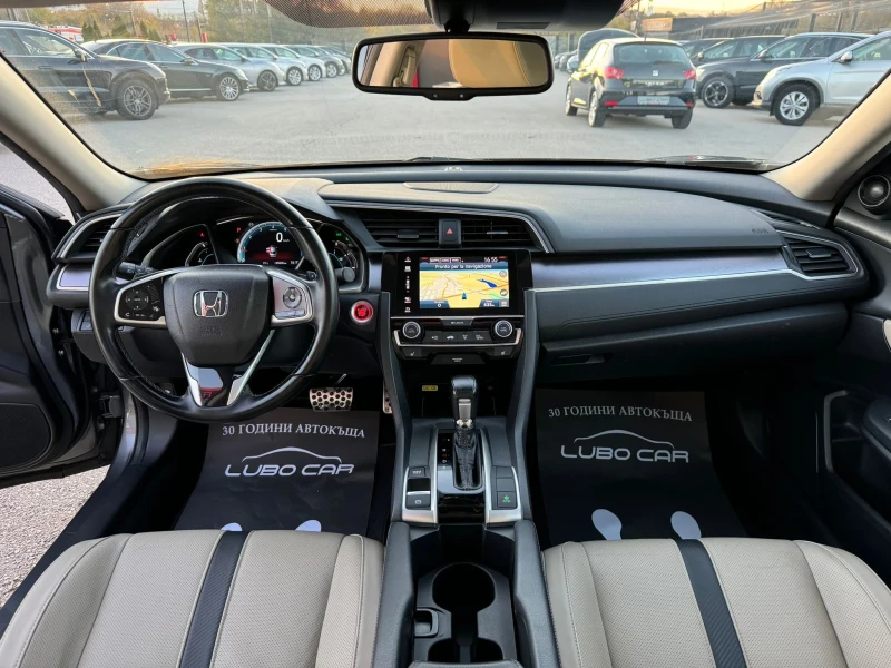 Honda Civic 1.5i-DISTRONIC-KEYLESS-ШИБЕДАХ-ПОДГРЕВ-КОЖА-FULL-, снимка 13 - Автомобили и джипове - 47815875