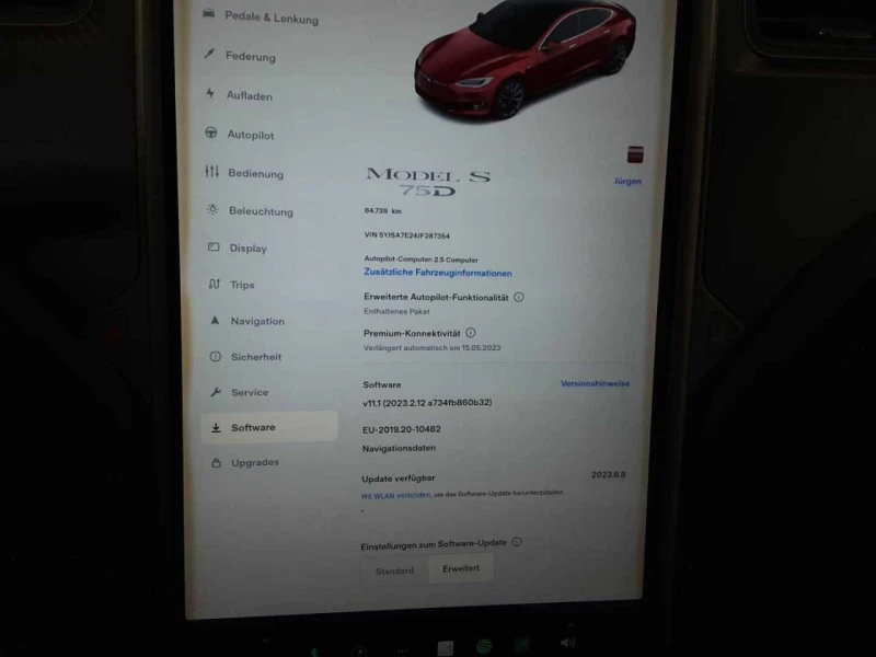 Tesla Model S 75D 525к.с. / Гаранция до 02.2027г., снимка 10 - Автомобили и джипове - 46958823