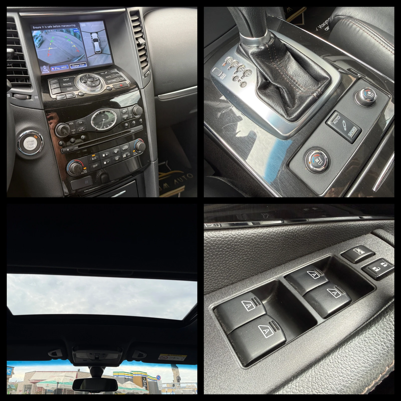 Infiniti QX70 6 МЕСЕЦА ГАРА0НЦИЯ/3.0D 238к.с. От България!!!, снимка 14 - Автомобили и джипове - 56103280