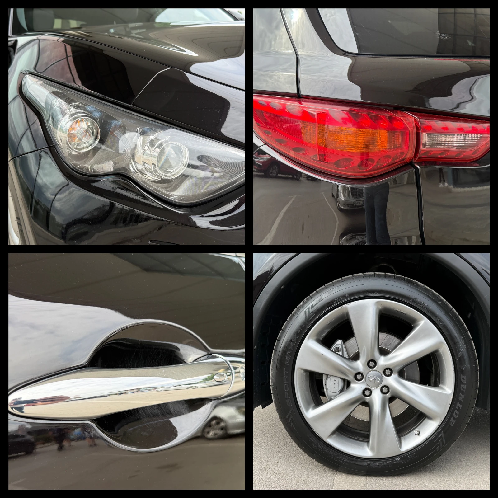 Infiniti QX70 6 МЕСЕЦА ГАРА0НЦИЯ/3.0D 238к.с. От България!!!, снимка 8 - Автомобили и джипове - 56103280