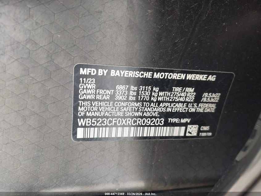 BMW iX xDrive50, снимка 9 - Автомобили и джипове - 54509031