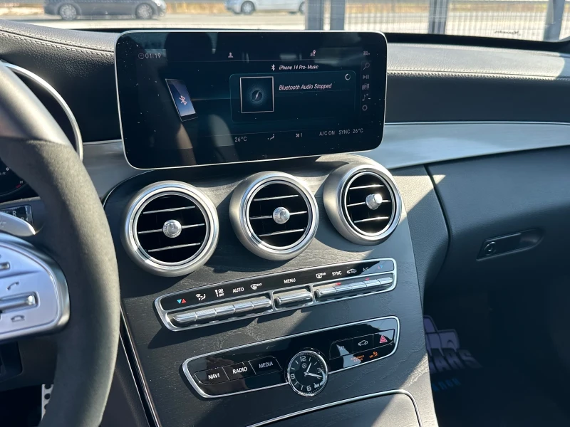 Mercedes-Benz C 300 2021г* 1.800км* Face/AMG* Night-Edition* Чисто Нов, снимка 14 - Автомобили и джипове - 52325200