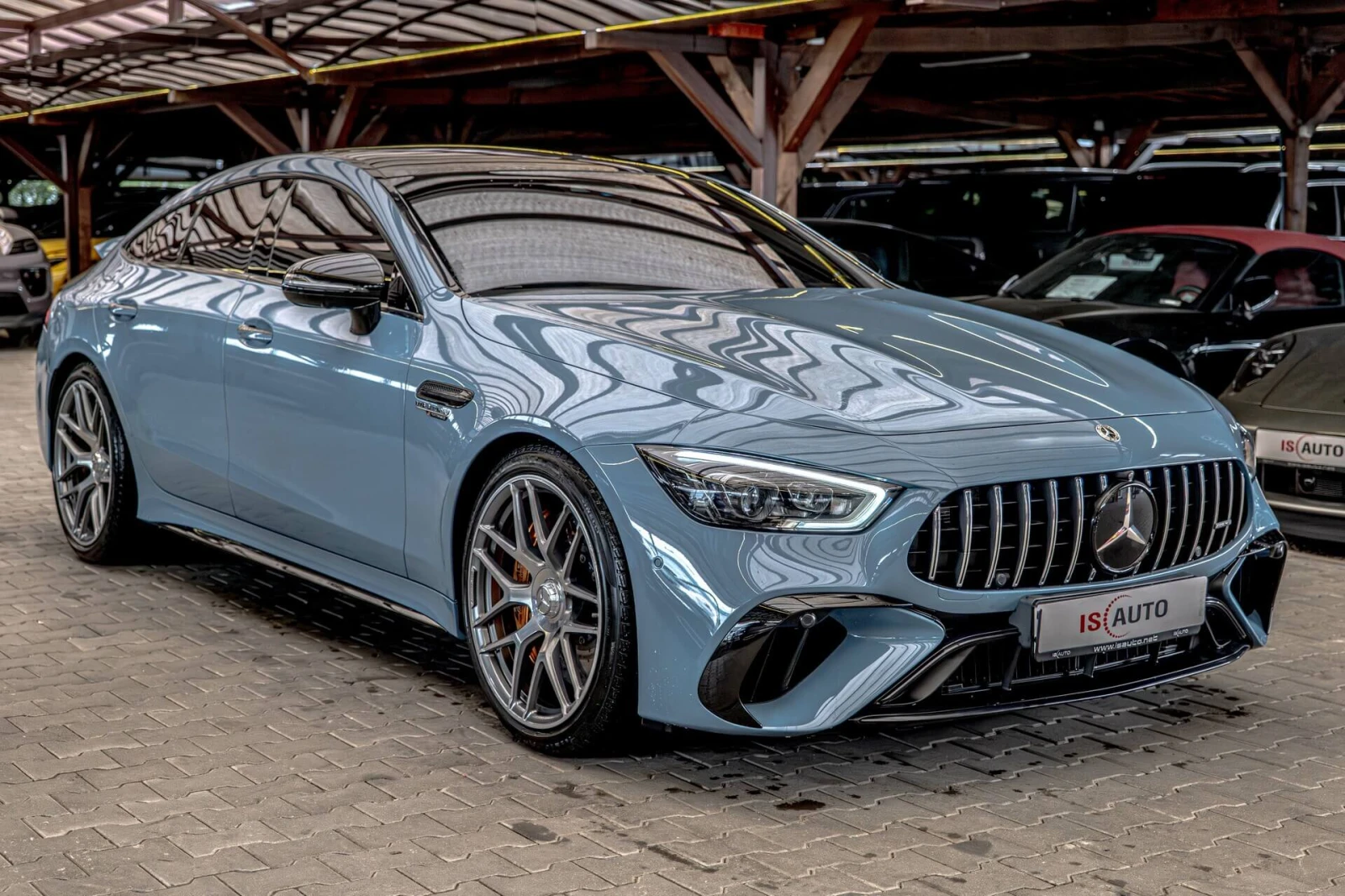 Mercedes-Benz AMG GT 63S/E-Performance/Burm/HuD/Обдух/Cerami/China blau, снимка 2 - Автомобили и джипове - 54455632
