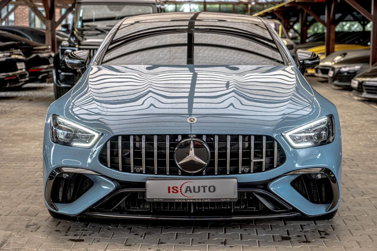 Mercedes-Benz AMG GT 63S/E-Performance/Burm/HuD/Обдух/Cerami/China blau