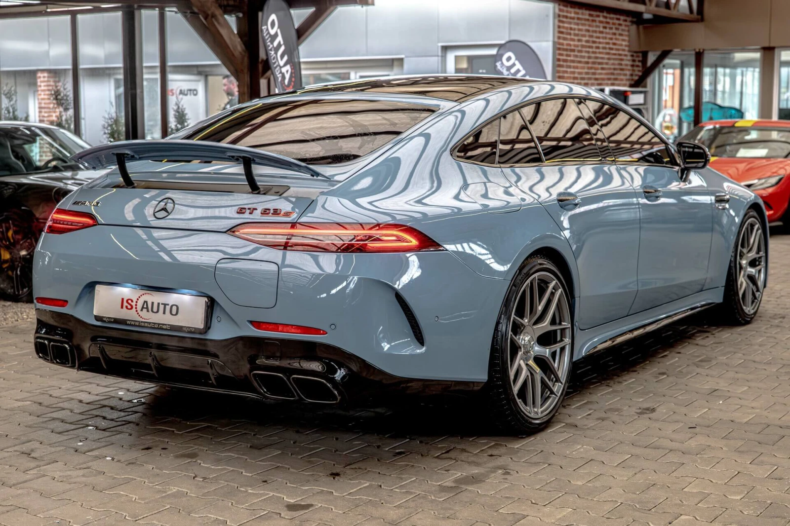 Mercedes-Benz AMG GT 63S/E-Performance/Burm/HuD/Обдух/Cerami/China blau, снимка 6 - Автомобили и джипове - 54455632