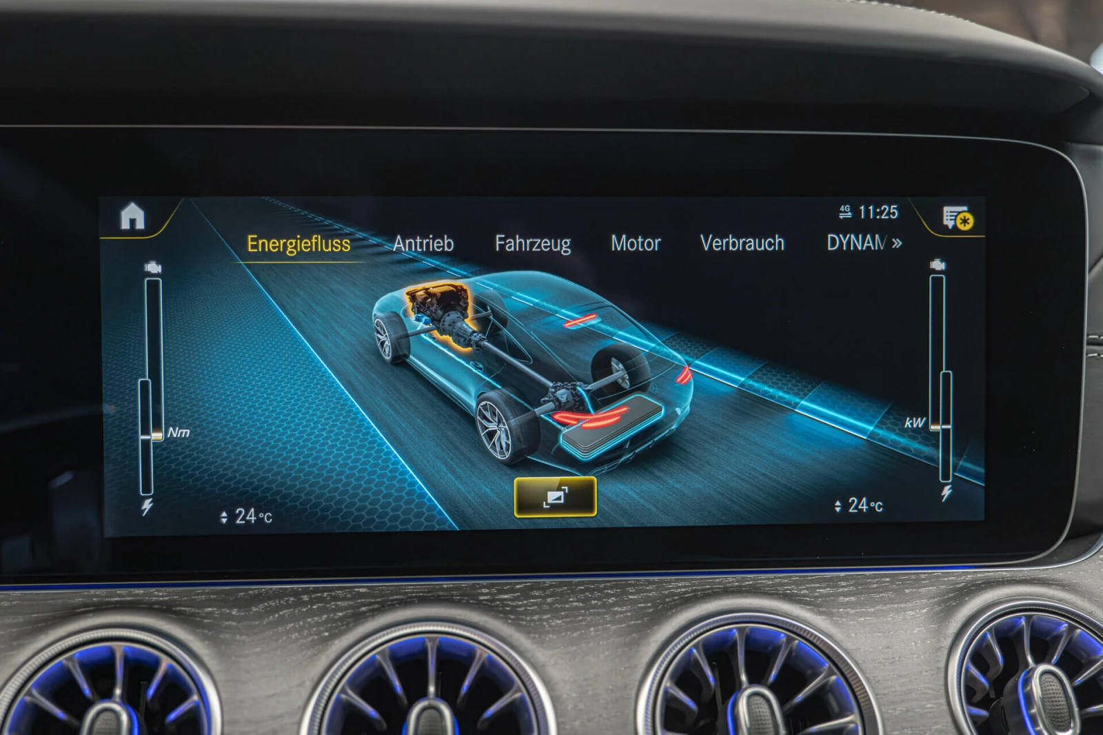 Mercedes-Benz AMG GT 63S/E-Performance/Burm/HuD/Обдух/Cerami/China blau, снимка 16 - Автомобили и джипове - 54455632