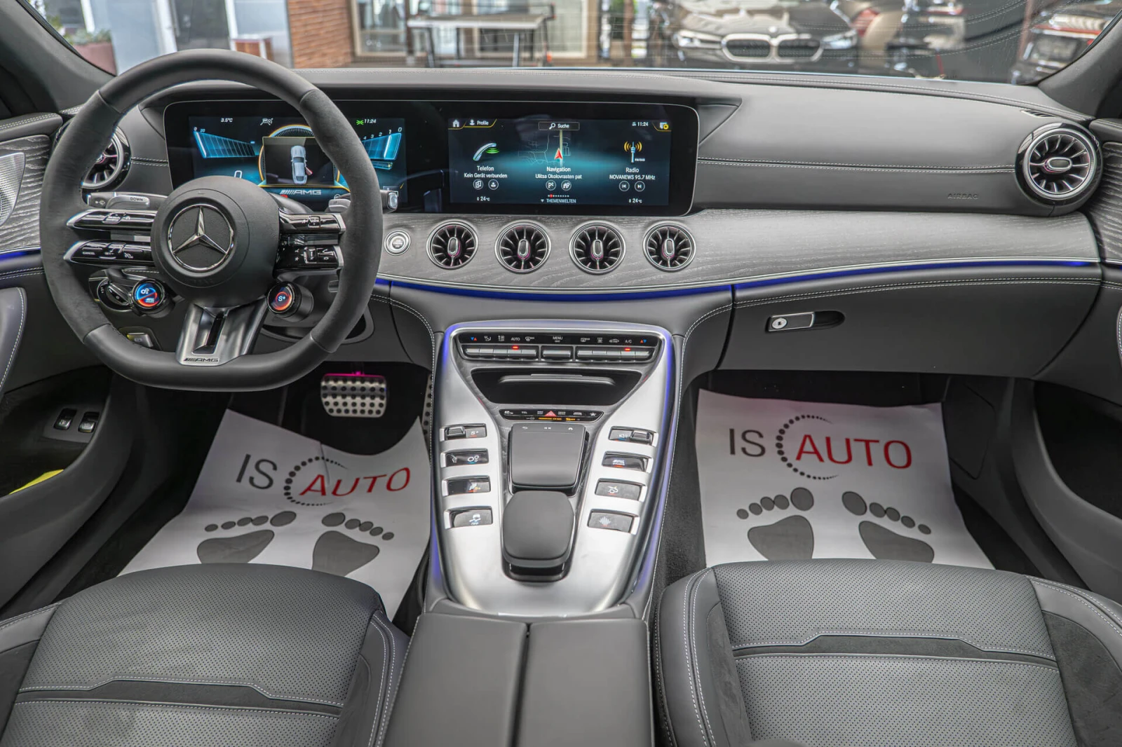 Mercedes-Benz AMG GT 63S/E-Performance/Burm/HuD/Обдух/Cerami/China blau, снимка 12 - Автомобили и джипове - 54455632