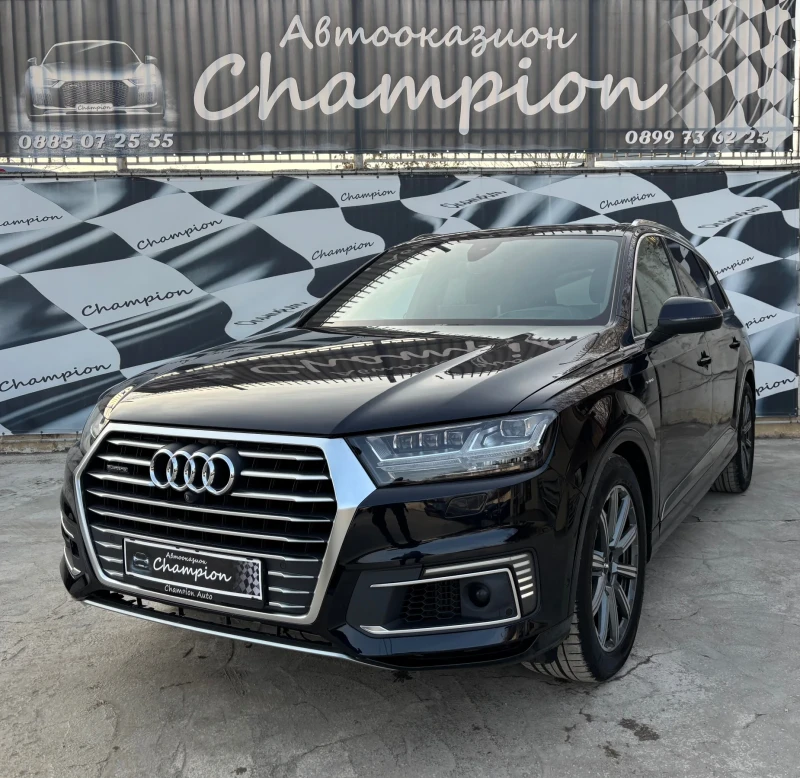 Audi Q7 E-Tron S-Line БАРТЕР-ЛИЗИНГ, снимка 1 - Автомобили и джипове - 49310651