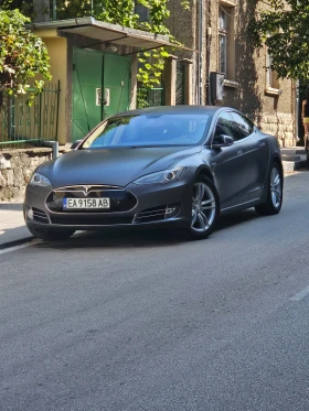Обява за продажба на Tesla Model S 85KwH /MSU2 / FreeSupercharge / CCS2 ~34 000 лв. - изображение 1