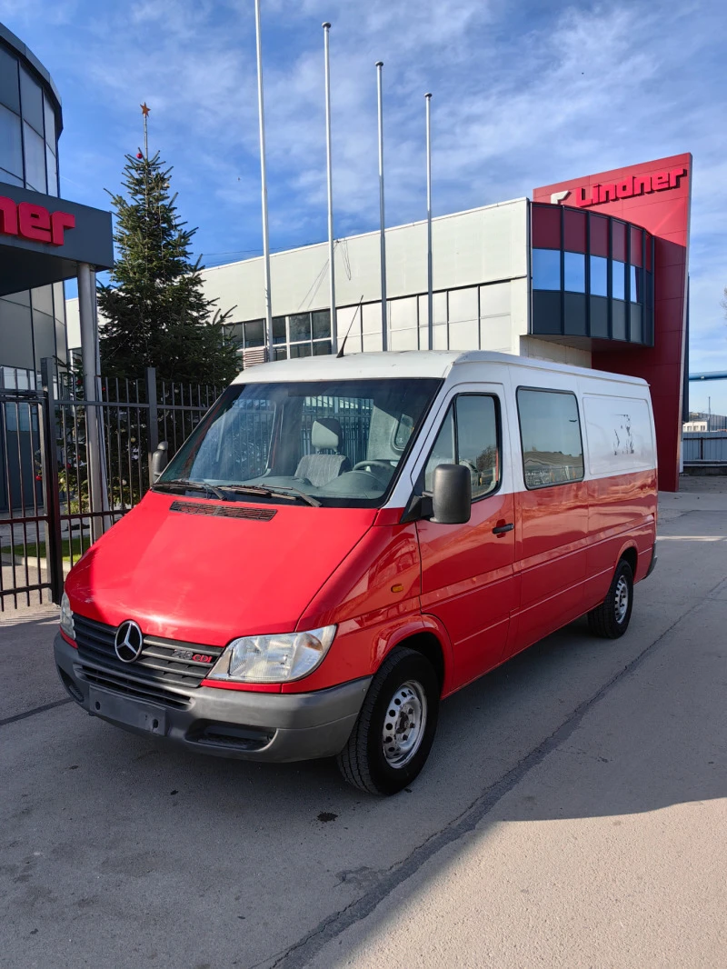 Mercedes-Benz Sprinter 212 ТОП! КЛИМАТИК! 4 НОВИ ГУМИ!ЛИЗИНГ! , снимка 1 - Бусове и автобуси - 46987541