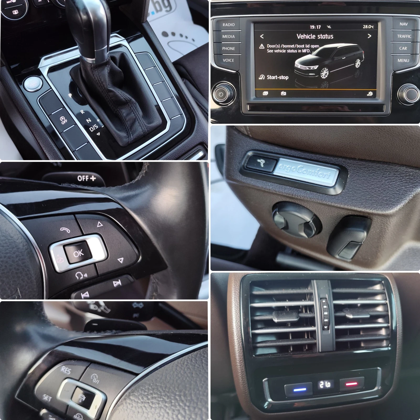 VW Passat 2.0TDI-DSG-LED-NAVI-XENON-ДИСТРОНИК-ПОДГРЯВАНЕ, снимка 17 - Автомобили и джипове - 54703319