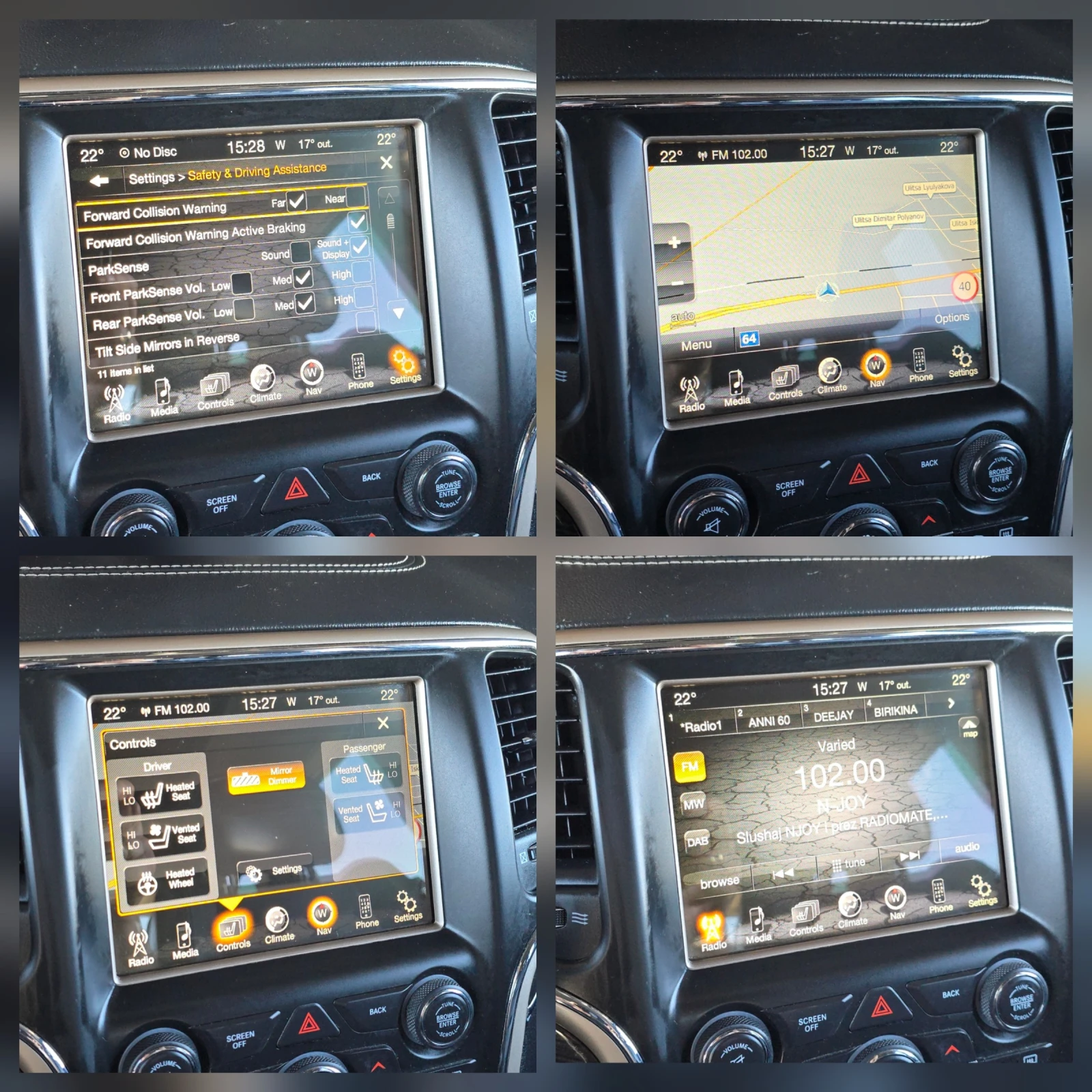 Jeep Grand cherokee 3.0 DIESEL OVERLAND FULL, снимка 10 - Автомобили и джипове - 54595862