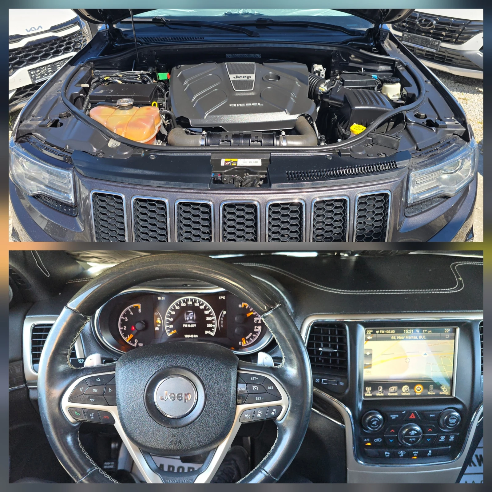Jeep Grand cherokee 3.0 DIESEL OVERLAND FULL, снимка 6 - Автомобили и джипове - 54595862