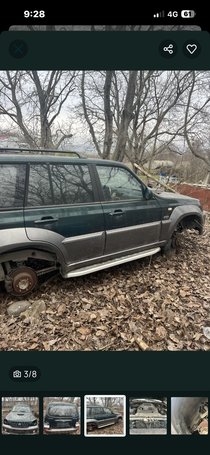 Hyundai Terracan Двигател: ?2.9 CRDI Facelift, снимка 3 - Автомобили и джипове - 56513412